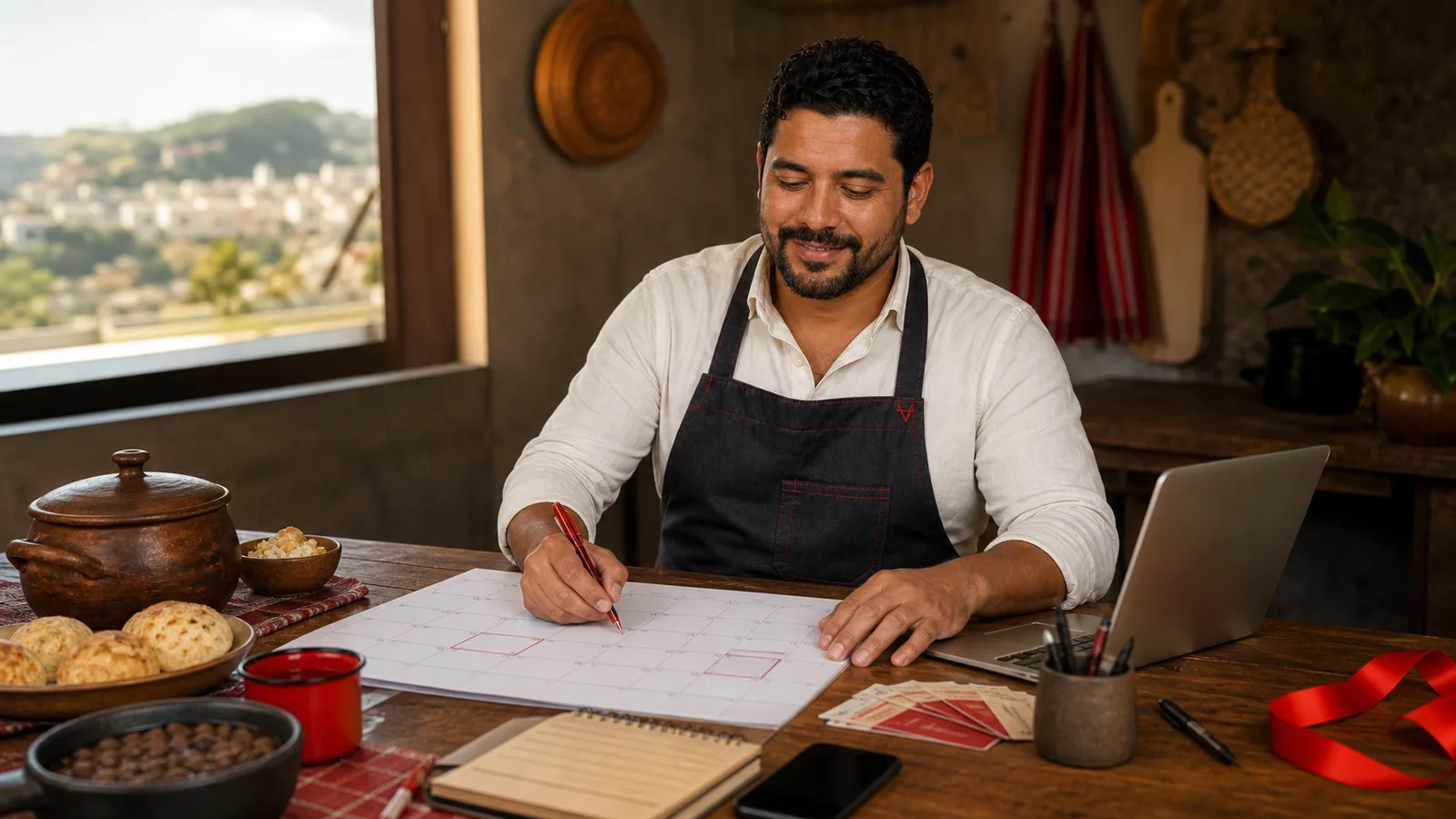 Calendário de marketing gastronômico no Alto Paraopeba